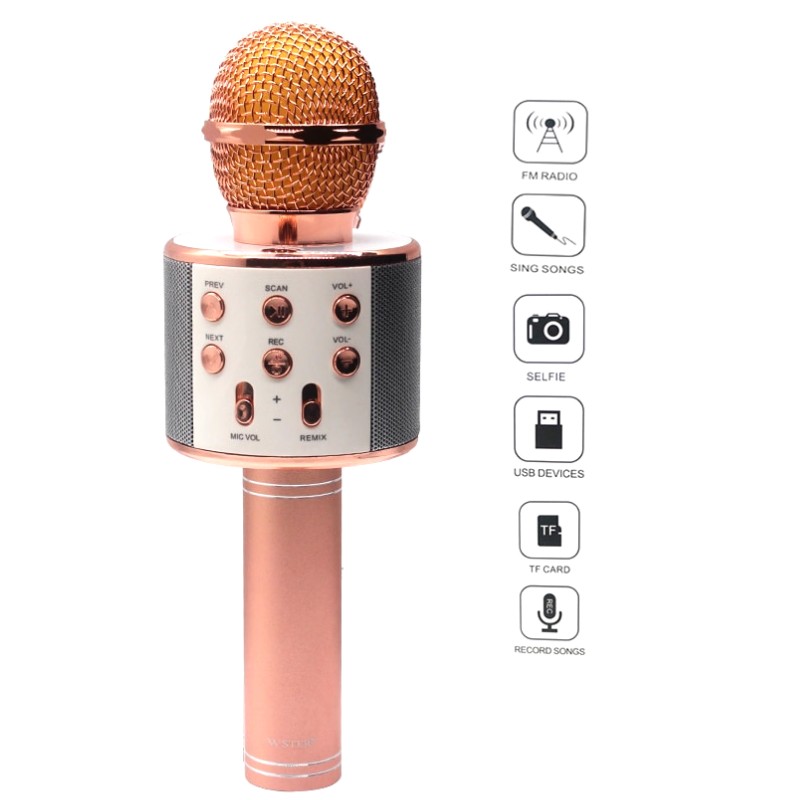 Micrófono Inalámbrico Bluetooth Altavoz Hifi Karaoke Recargable OEM